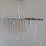 Crystal Chandelier Ceiling Lights 4 bulbs chrome color kayak shape ceiling lamp Image 3