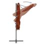 Cantilever Umbrella  Cantilever Umbrella with Steel Pole Terracotta 250x250 cm Image 5
