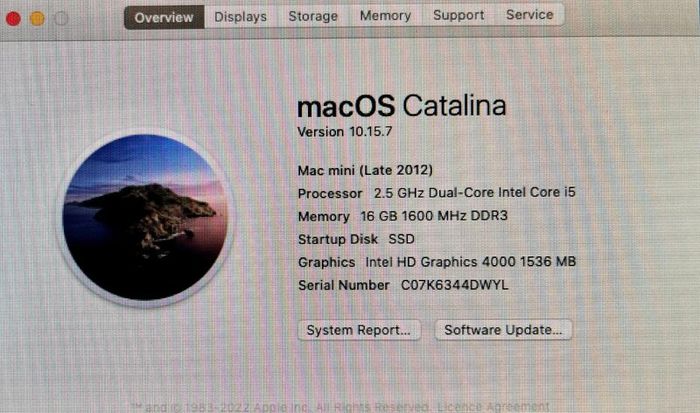 Mac Mini Late 2012