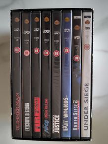dvd vintage Steven Seagal 8 DVD Collection Box Set - NEW & SEALED - Rare Warner Edition