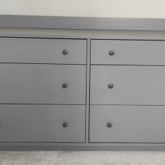 IKEA Hauga Chest of 6 Drawers Grey