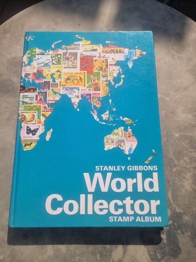 Stanley Gibbons World Collector Stamp Album With Many Stamps Included