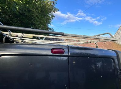 Roof rack ladder rack galvanised rustproofing