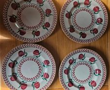 Vintage Nicholas Mosse Apple Salad plates x 4