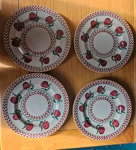 Vintage Nicholas Mosse Apple Salad plates x 4