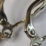 Yelow and White Gold 375 9k Earrings. Image 4