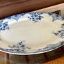 Antique Art Deco Cambridge Pattern Oval Serving Platter Meat Platter Hollinshead & Kirkham England ca 1910 Image 9