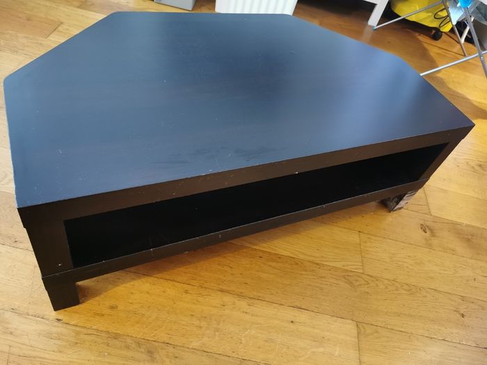 ikea black TV bench