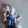 SET OF Boy & Girl PORCELAIN Figurines Blue / White. Image 7