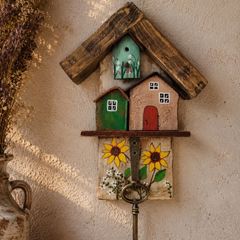 Handcrafted tiny wooden key holder!