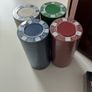 Wooden Texas Holdem Poker Set Unused Image 3