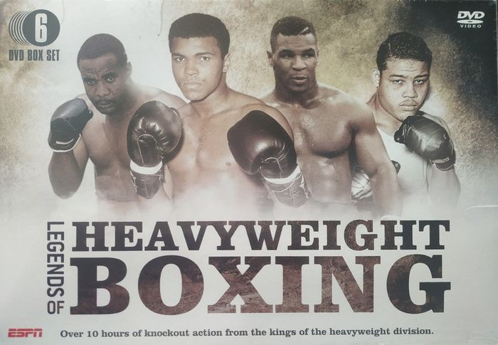Legends of Heavyweight Boxing Over 10 hours of knockout action from the King's of the Heavyweight Division. 6DVD Box Set. Unopened. Perfect condition. Collectors Item