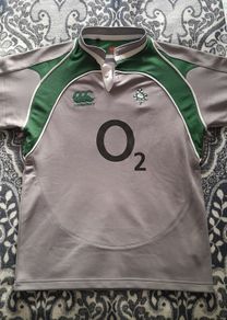 Canterbury Ireland Rugby Away Shirt - Grey