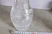 Waterford Crystal Glandore Vase 7 Inches Vintage Irish Crystal is small chip on the edge No.37.