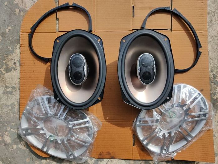 Polk Audio DB691 6"x9" 3-Way Car Speakers + Grilles & Adapters