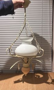 Vintage-style hanging chandelier