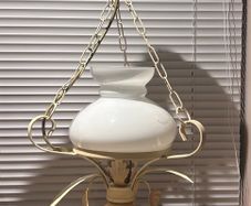 Vintage-style hanging chandelier
