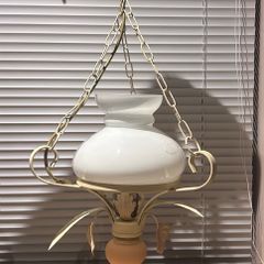 Vintage-style hanging chandelier