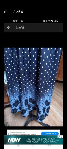 Ladies dress black lined lace top and decorated bottom half, new never worn.