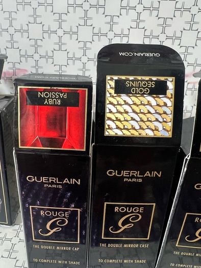 Guerlain Paris Lipsticks and The double Mirror Caps all brand new