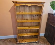 Solid Wood Standing Bookcase, Excellent Condition, Quick Sale