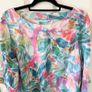 Blue Illusion French Linen Blouse L Image 2