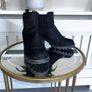 Ladies Black Block Heeled Faux Suede Ankle Boots from River Island. Size UK 6 / EU 39 Image 5