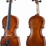 Violin 4/4 Full Size for Beginners with Fingerboard Sticker, User Manual, Hard Case, Bow, Rosin, Bridge, and Polishing Cloth Image 3