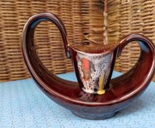Mid century candlestick, vintage candleholder