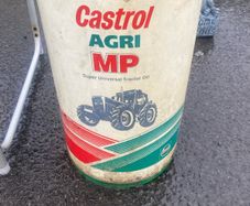 Vintage castrol oil drum free postage