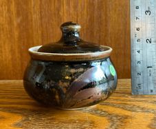 lidded porcelain dish