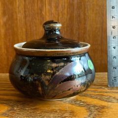 lidded porcelain dish