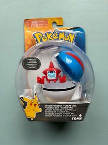 Pokemon Rotom Pokedex and Great Ball Clip and Carry - Tomy Action Figure Toy