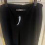 BNWT Primark black heavy flared elastic pants size XL big fitting UK20/22 Tall Free post Image 2
