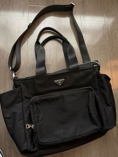 Prada baby changing bag