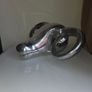 Large Ram Head Metal Sculpture Wall Hanging Image 3
