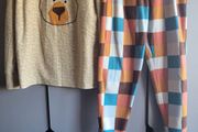 cute fleece bear pyjamas