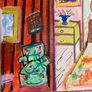 Framed Original Painting  Original Gift Interiors Art Image 3