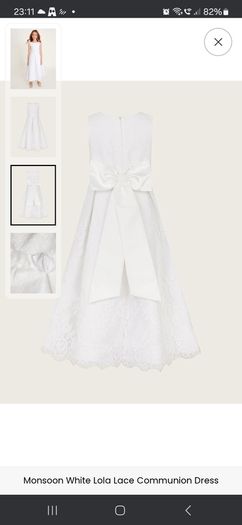 Brand new First Communion dress with tags