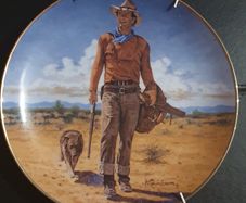 Franklin Mint Limited Edition John Wayne Decorative Plate