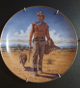 Franklin Mint Limited Edition John Wayne Decorative Plate