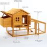 Chicken Coop Hen House Poultry Ark Home Nest Run Coup With Integra... Image 3