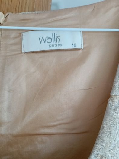 designer Wallis gold flowers occasion dress 10 12 for wedding confirmation communion