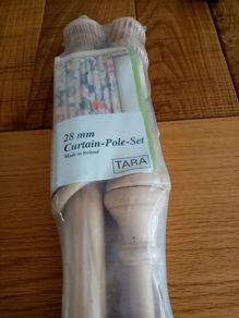 Small curtain pole 28mm never used
