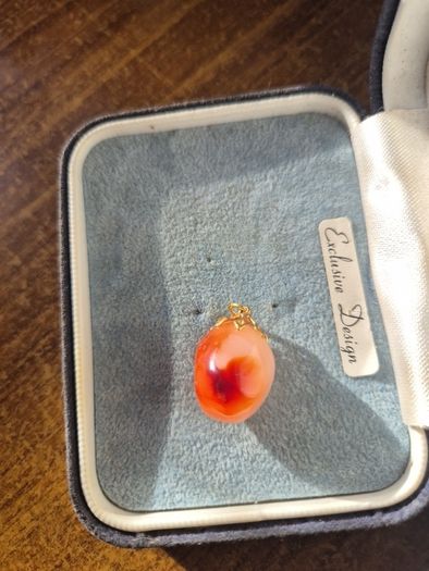 Vintage Polishes Agate Pendant