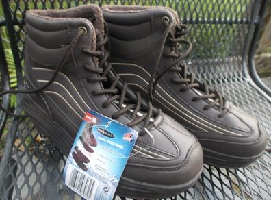 NEW Winterwarm lined Brown Ankle Boots