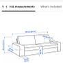 Stylish Dark Grey Sofa , Barely Used Image 2