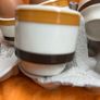 Carrigaline Pottery Coleen Egg Cups Mustard and Brown Image 4