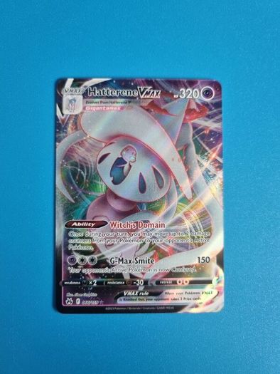 Hatterene Vmax (066/159) Pokemon Card from Crown Zenith.