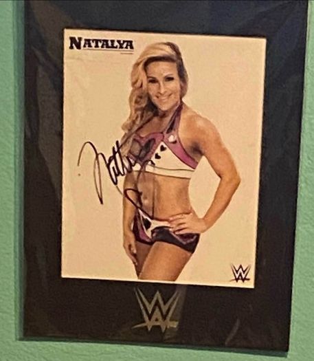 wwe Natalya signed ringsider promo